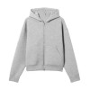 Custom Mens Cropped Zip up Hoodie Manufacturer | Mens Cotton Fleece Crop Top Hoodie