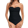 Custom Women's Strapless One Piece Swimsuit Manufacturer | Comfortable Fit Swimwear OEM Factory