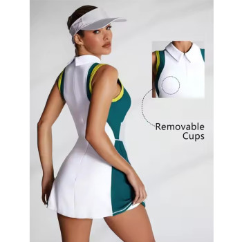 Custom Tennis Wear Dresses Manufacturer |  Gym Outdoor Sportswear Women Summer Wear Outfits