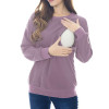 Custom Womens Nursing Sweatshirt Manufacturer | Long Sleeve Breastfeeding Pullover Tops OEM Supplier