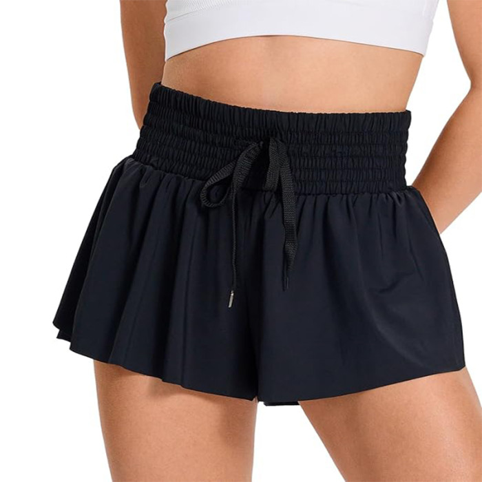 Custom Women's Athletic Shorts Manufacturer | Gym Yoga Workout Running Skirt Shorts OEM Factory