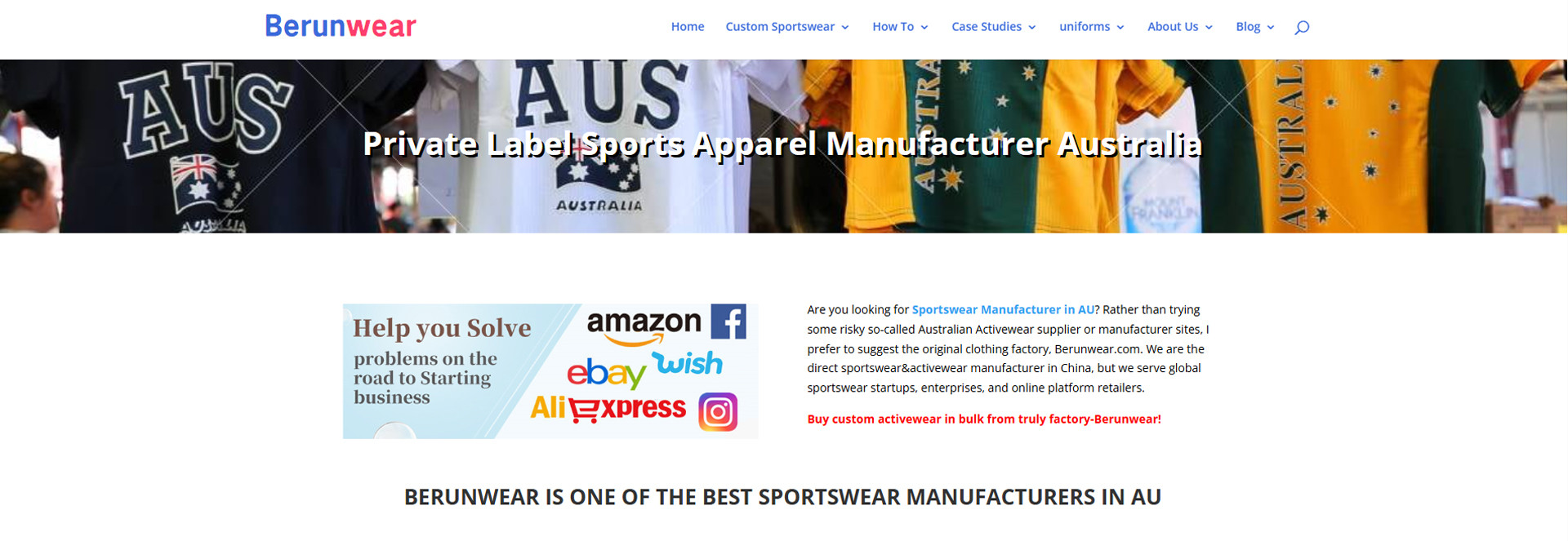 Private Label Sportswear Supplier