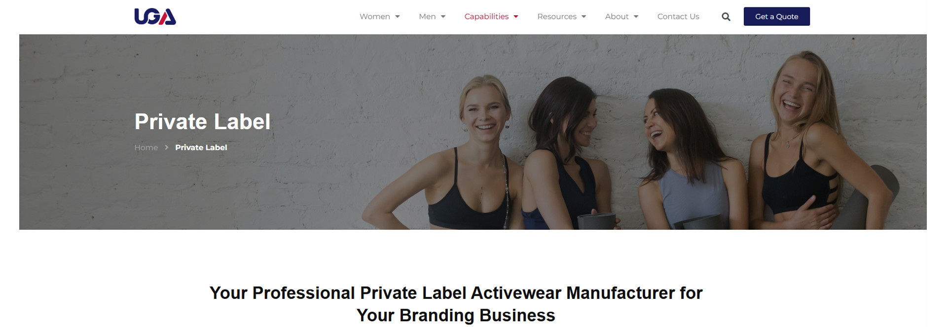Private Label Sportswear Supplier