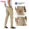 Custom Mens Golf Pants Manufacturer | Golf Pants Men Stretch Slim Fit Tennis Pants Casual Work Hiking Tapered Waterproof Pants with Pockets OEM Supplier