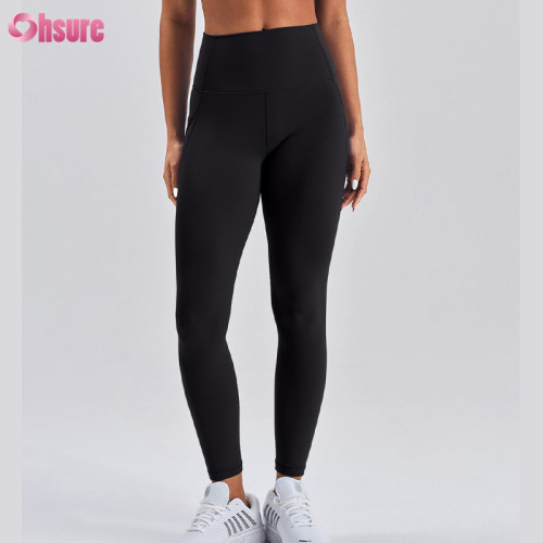 Custom Women’s High-Waist Stretch Leggings with Hidden Pocket | Soft 75% PA + 25% LYCRA Fabric | OEM/ODM Yoga & Activewear Manufacturer