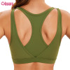 Custom High-Impact Sports Bra for Women | Fabric 75% PA + 25% LYCRA Molded Cup, Adjustable Racerback Support