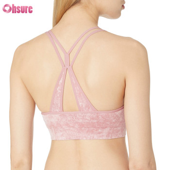 Custom Women’s Snow-Wash Cami Bra | Removable Cups, Wirefree Design