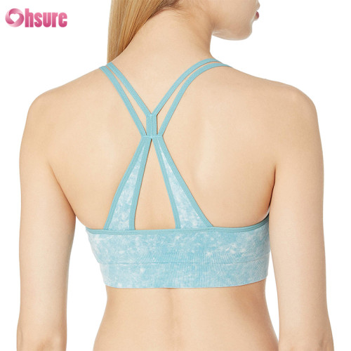 Custom Women’s Snow-Wash Cami Bra | Removable Cups, Wirefree Design
