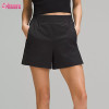 Custom Women's High-Waisted Casual Athletic Shorts | Nylon Elastane Quick-Dry Training Shorts OEM
