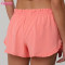 Custom Ruffle Hem 2-in-1 Running Shorts | Frill Trim High-Waisted Athletic Shorts OEM Supplier
