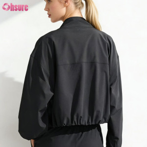 Custom Women Training Jacket Manufacturer | Lightweight 4-Way Stretch Performance Outerwear