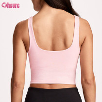 Custom Women's Longline Low Impact Sports Bra | Yoga & Pilates Wireless Bra OEM & Wholesale