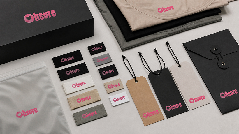 Custom labels hang tags and packaging for tank tops