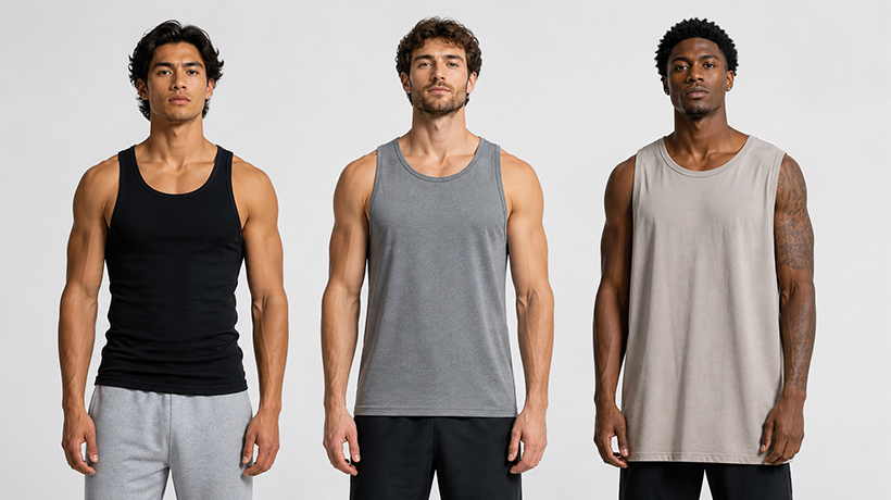 Custom tank top fit and size grading