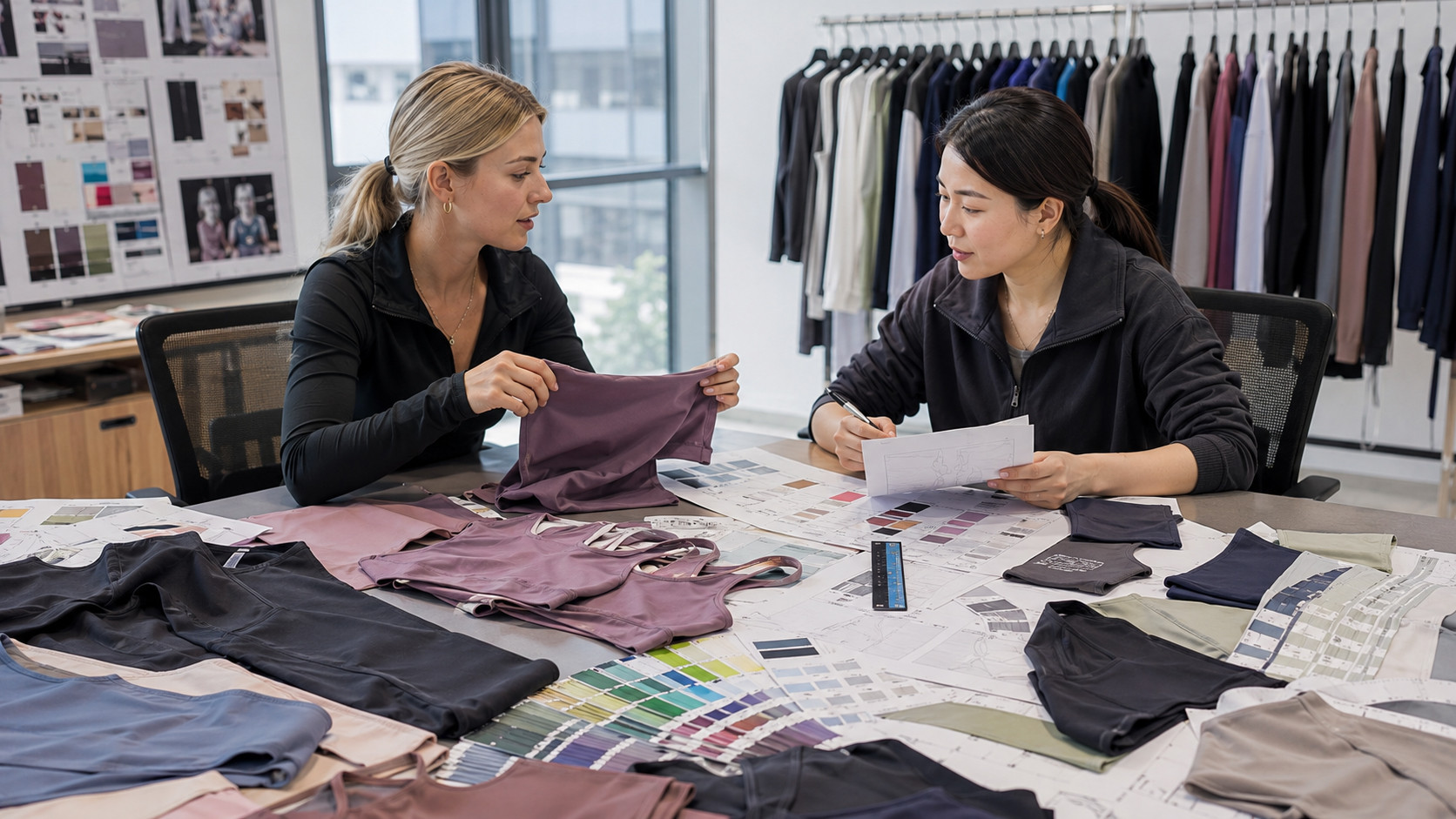 Activewear fabric and sample development for gym wear sets