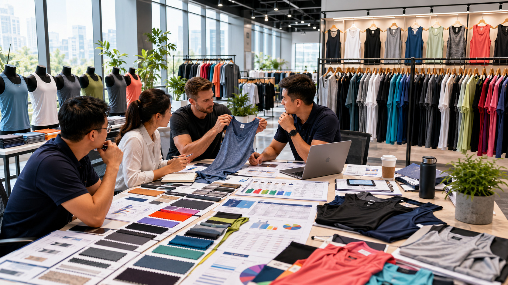 Tank tops manufacturer comparison showroom