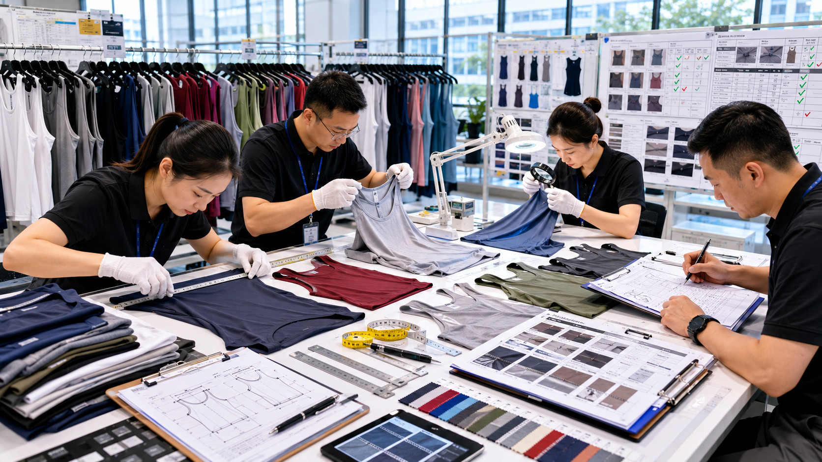 Tank tops quality control and inspection process
