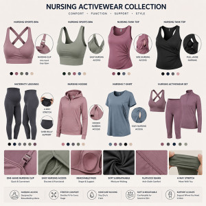 Best Nursing Activewear Manufacturer in China for Private Label Brands