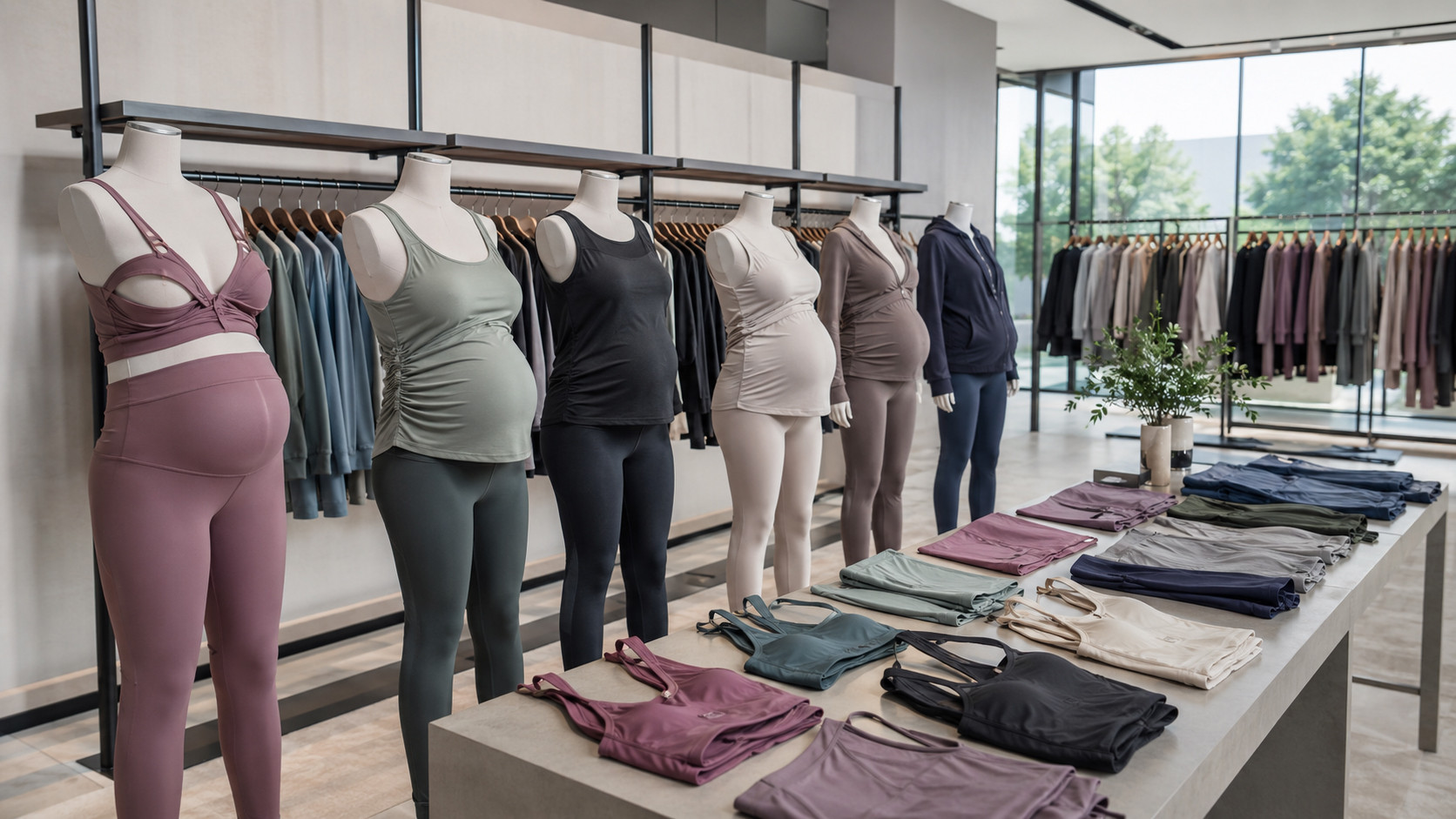 Nursing activewear collection from a private label manufacturer in China