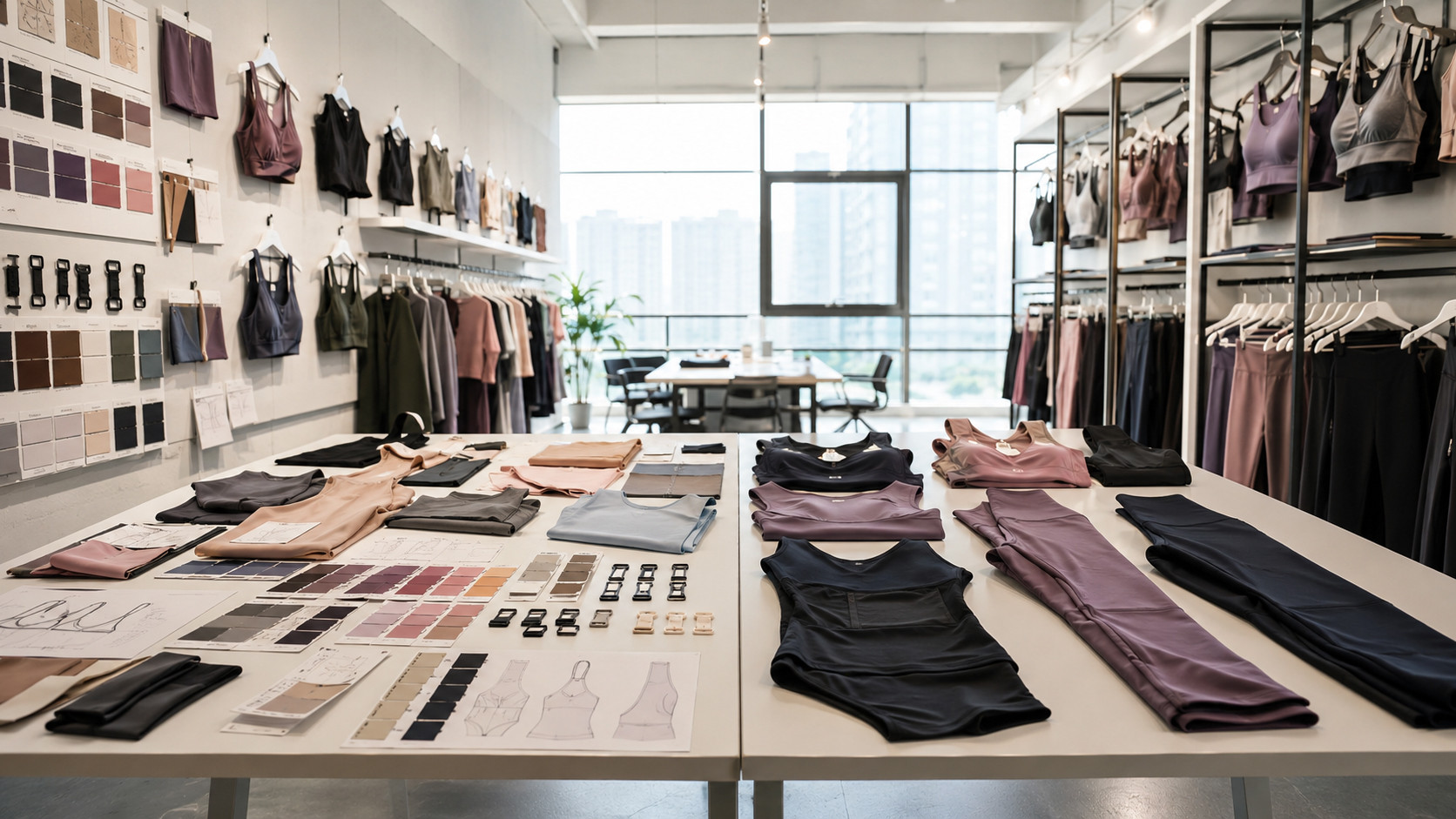 Nursing activewear manufacturer comparison showroom