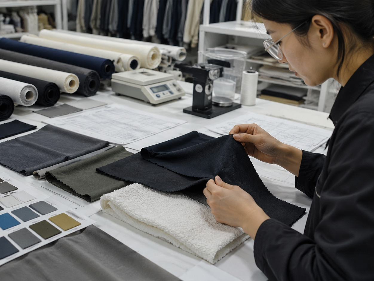 Custom track pants development