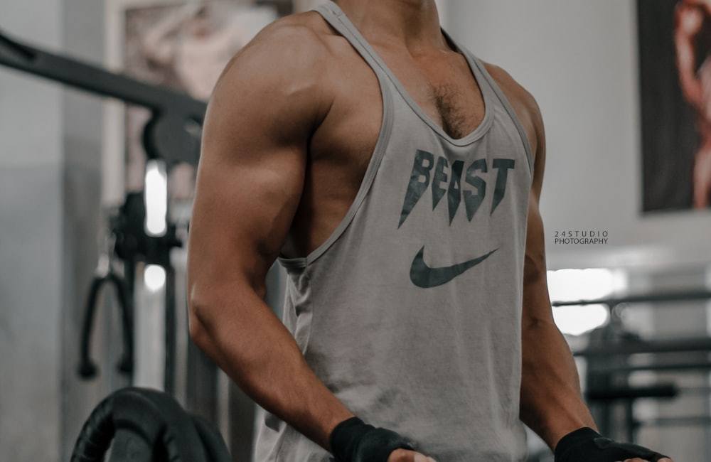 Men's Gym Wear sourcing, production, or quality evaluation context
