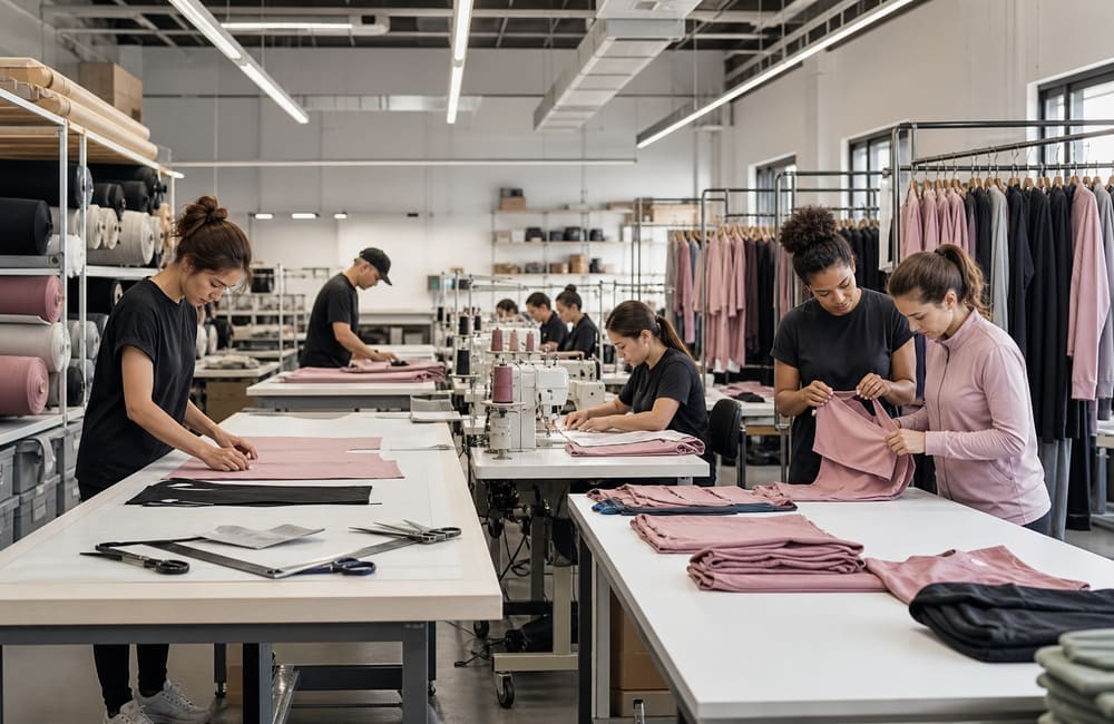 Inside the Ohsure Activewear Factory: Production Lines, Equipment and Team