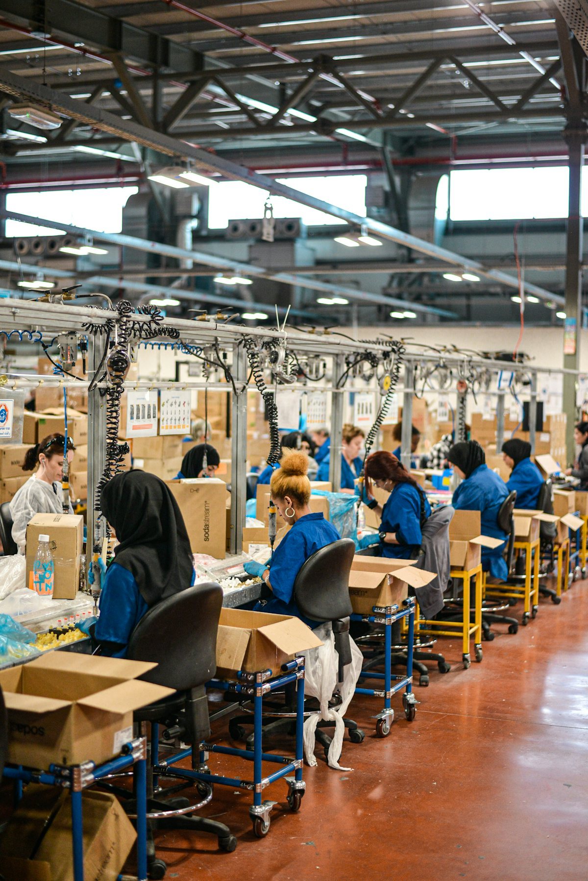 Garment manufacturing and sewing workshop