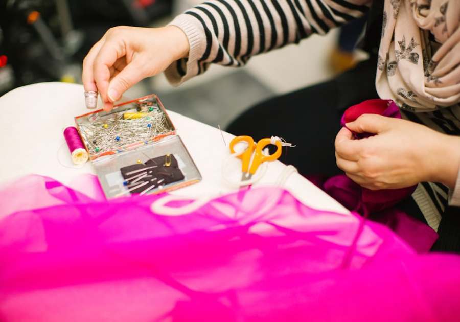 Garment manufacturing and sewing workshop