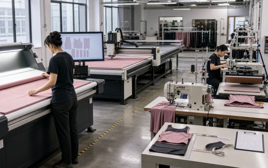 Textile production and garment workmanship
