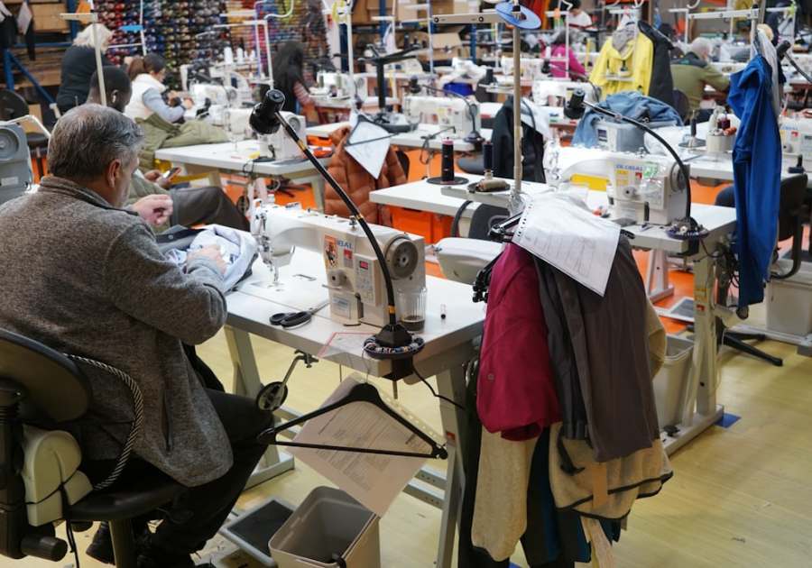 Garment manufacturing and sewing workshop