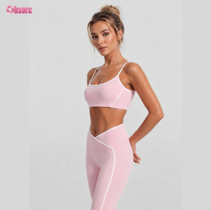 Custom Yoga Set Manufacturer | Women's Sports Bra & High Waist Leggings Activewear Set