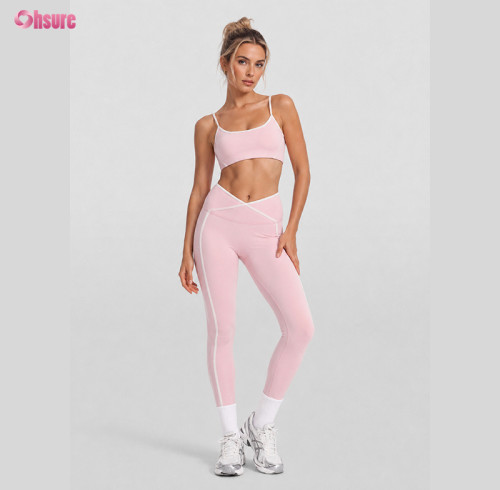Custom Yoga Set Manufacturer | Women's Sports Bra & High Waist Leggings Activewear Set
