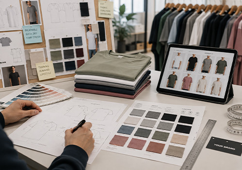 Sewing process for custom garment development