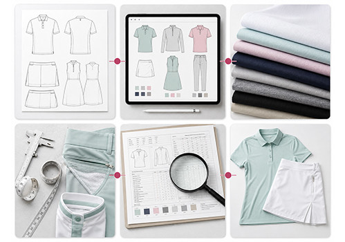 Factory and quality review for custom apparel