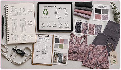 Factory and quality review for custom activewear