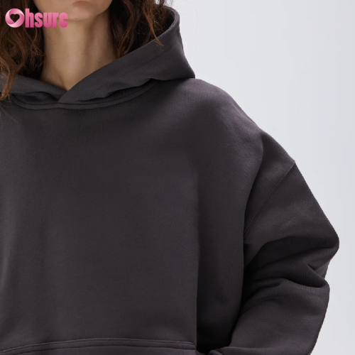 Custom Womens Oversized Hoodie | Oversized Heavy Weight Workout Hoodies for Women Fleeced Pullover With Pocket Loose Fit Fashion Gym Hoodie OEM Supplier