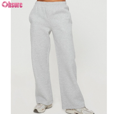 Custom Women's Cotton-Blend Track Pants Manufacturer | High Quality Women's Cotton French Terry Pleated Waistband Sports Track Pants Jogging Bottom Active Pants OEM Supplier