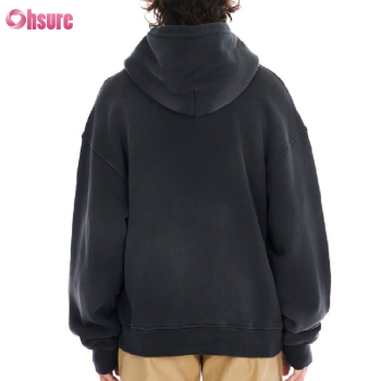 Custom Mens Acid Washed Oversized Hoodie Manufacturer | Men's Heavy Cotton Street Style Acid Washed Oversized Pullover Hoodie Box Fit Hoodie OEM Service Supplier