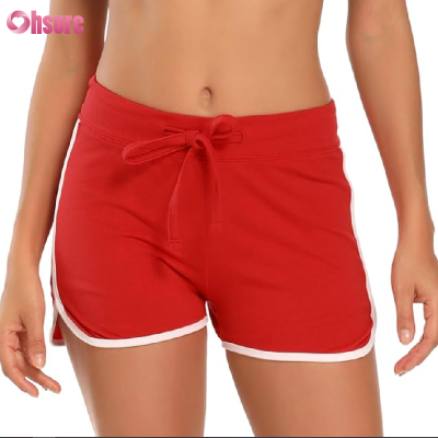 Custom Womens Dolphin Shorts Manufacturer | Womens Drawstring Summer Yoga Dance Pants Breathable Workout Dolphin Shorts Cotton-Blend Athletic Running Shorts