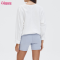 Custom Womens Maternity Yoga Shorts Manufacturer | Maternity Yoga Biker Shorts Over The Belly Summer Workout Running Active Short Pants OEM Factory