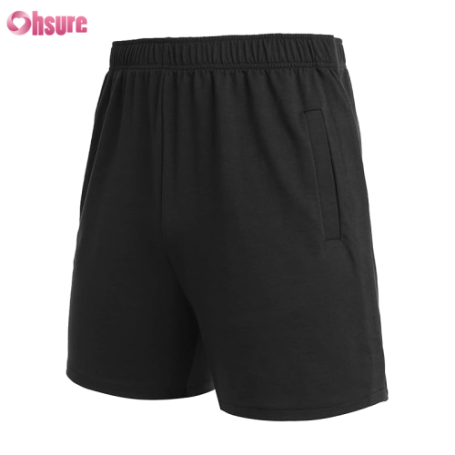 Custom Men's Tear Away Shorts | Men's High Split Snap Button Tear Away Shorts Casual Wide Leg Loose Fit with Pockets Surgery Adaptive Shorts For Men OEM Factory