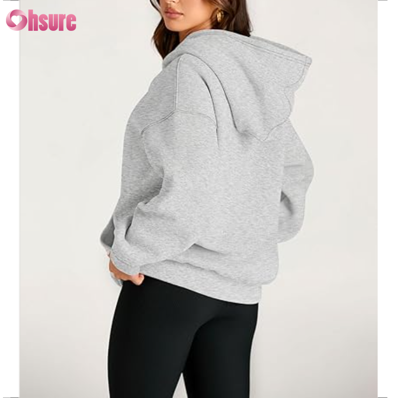 Custom Womens Oversized Fleece Hoodie