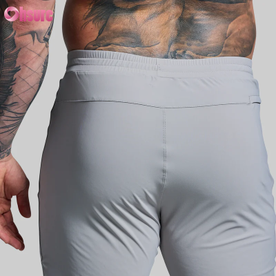 Custom Mens Sports Track Pants Manufacturer | Mens Performance Jogger Pants Four Way Stretch Drawstring Zip Pocket Light Weight Sports Track Pants Sweat Pants OEM Supplier