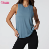 Custom Womens Workout Tank Top Manufacturer | Women's Loose Fit Summer Cotton Spandex Crew Neck Sports Tank Top Light Weight Training Cut Off OEM Supplier