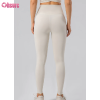 Custom Womens Fitness Leggings Manufacturer | High Waist Tummy Control Yoga Leggings No Front Seam Athletic Tights Buttery Soft Yoga Deep V Workout Pants OEM Factory