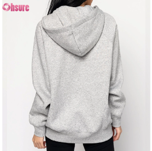 Custom Womens Loose Fit Jacket | Women's Fleece Cotton Oversized Long Sleeve Workout Full Zip Up Sweatshirt with Hooded Runnning Jacket OEM Supplier