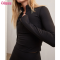 Custom Womens Half Zip Equestrian Top Manufacturer | Women's Slim Fit Long Sleeve Horse Riding Cropped T Shirt Quick Drying Horse Riding 1/4 Zip Long Sleeve Shirt Factory Supplier From China