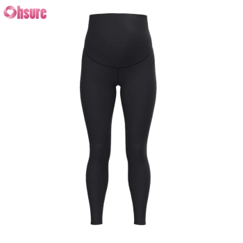 Custom Maternity Motherhood Leggings Manufacturer  | Women's Buttery Soft High Waistband Light Support Maternity Leggings Over The Belly Pregnancy Leggings Workout Activewear Yoga Pants OEM Factory