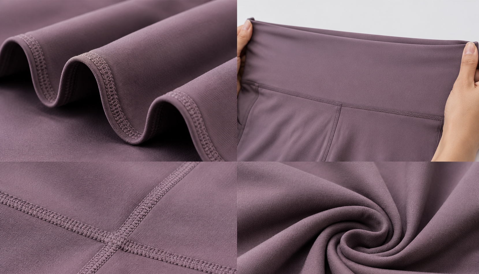 Yoga leggings fabric selection nylon spandex activewear material
